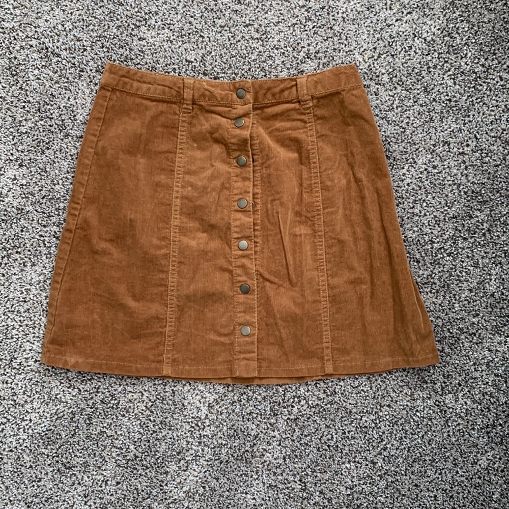 Corduroy Mini skirt